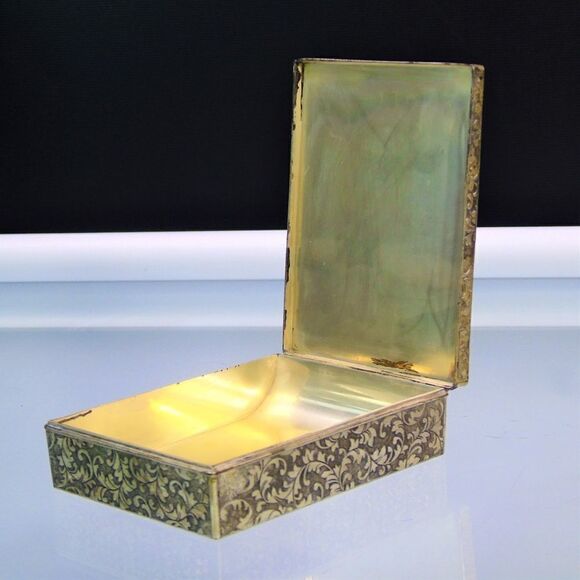 The Blue Boy Silver Plated Desktop Box - Picture 6 of 8